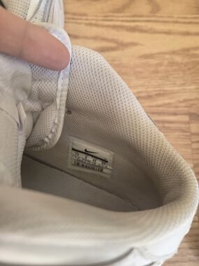 Nike White Mesh Sneaker